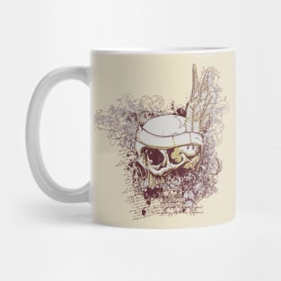 Aztec Zombie Skull Warrior Mug